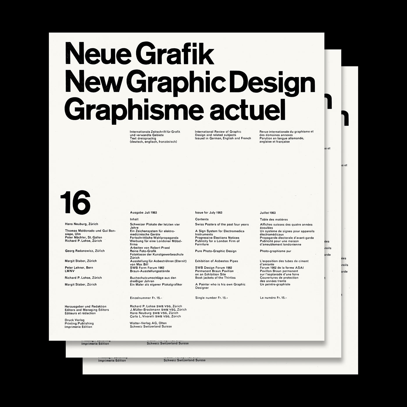 Neue Grafik (facsimile)