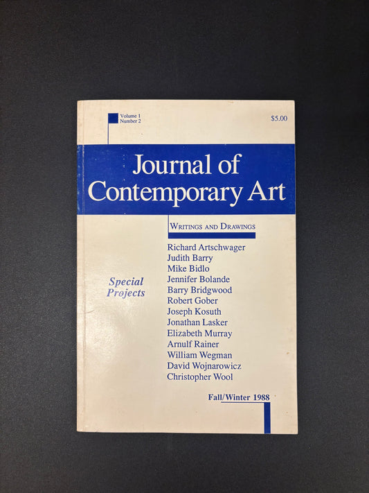 Journal of Contemporary Art New-York 1988