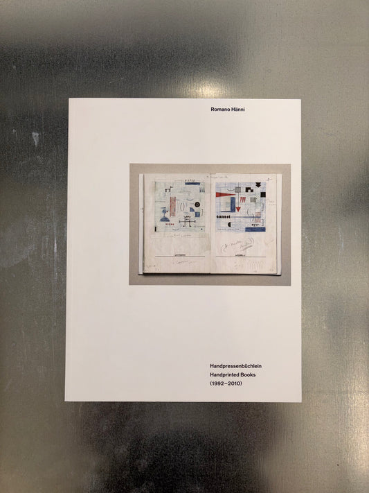 Romano Hänni – Handprinted Books
